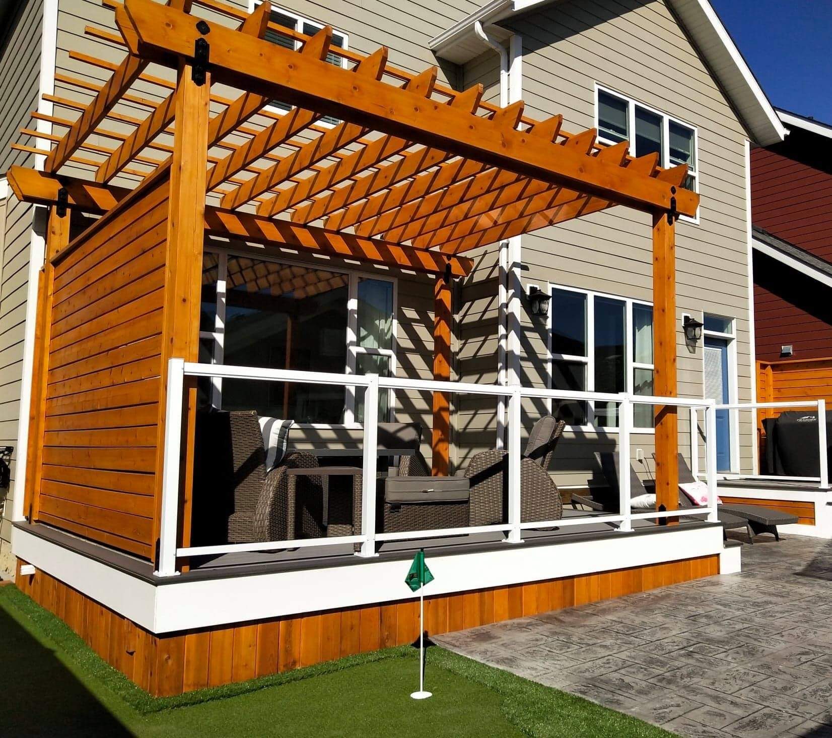 a composite decking custom outdoor living spaces