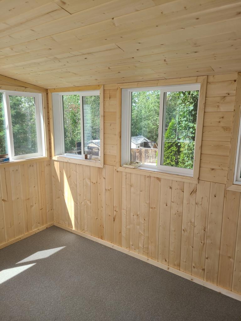 4 Seasons Sunroom 
with pine interiors